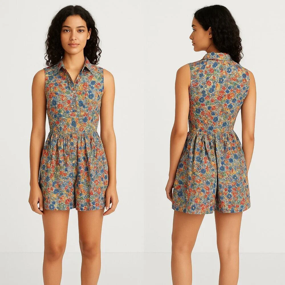 J.Crew Liberty Fabric Floral Dress (Size 00):